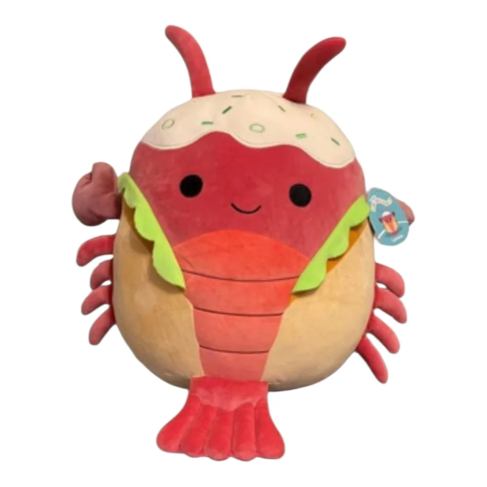 Squishmallows Lorono Lobster‎ Roll Christmas 2024 Plush 16